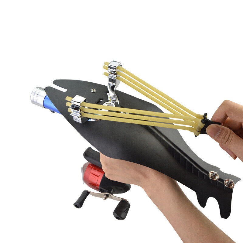 Fishing Bow Kit Catapult Bow Bowfishing Darts Reel Archery Hunting Set